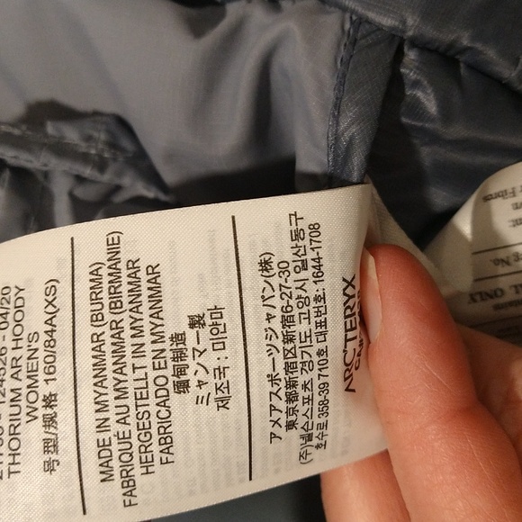 Arc'teryx Thorium AR xsmall lightblue gray - Picture 9 of 9